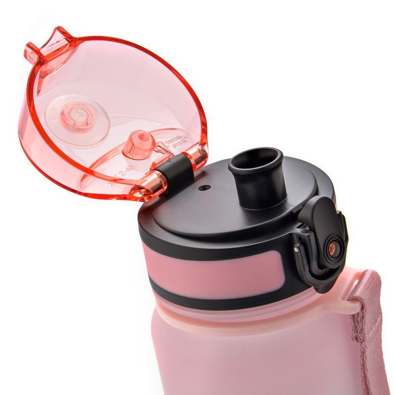 Sportovní láhev Meteor 350 ml růžová/tyrkysová