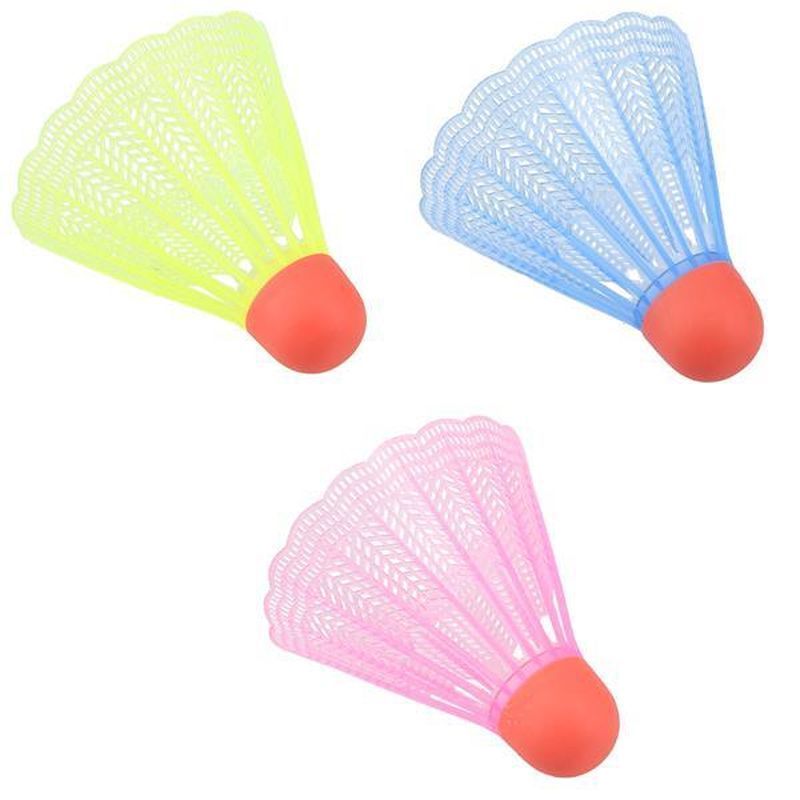 Badminton-Federball NILS NBL6013, Nylon-Farbmix