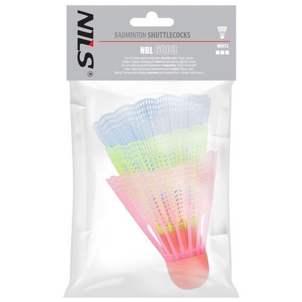 Badminton-Federball NILS NBL6013, Nylon-Farbmix