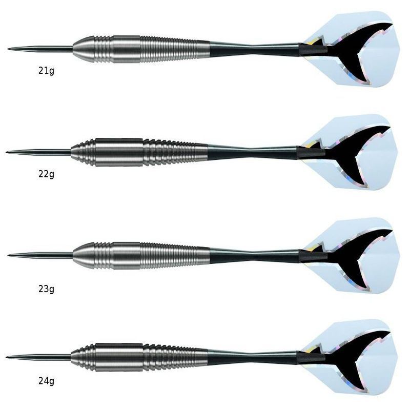 Eggen Silber Hai Klinge Darts, 21g