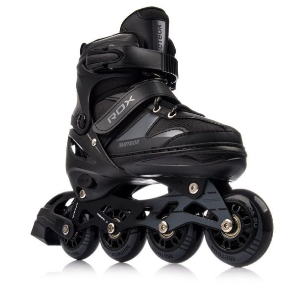 Meteor Rox S Rollerskates schwarz