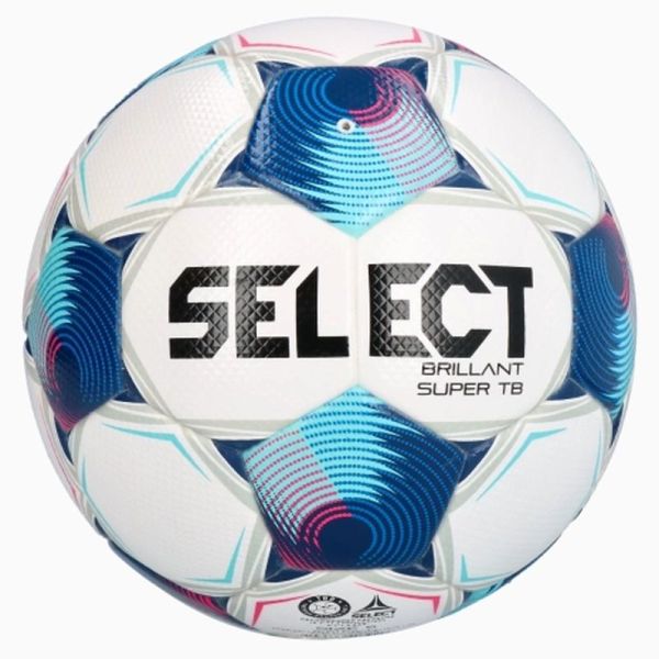 Vybrat Fotbalový míč Brillant Super TB Fifa PRO, velikost 5, barva bílo-modro-růžová Vybrat Fotbalový míč Brillant Super TB Fifa PRO, velikost 5, barva bílo-modro-růžová