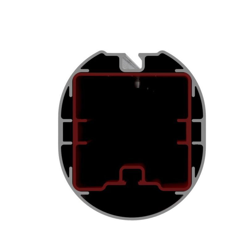 Słupki do siatkówki aluminiowe SP PRO, z podwójnym profilem aluminiowym o zwiększonej sztywności