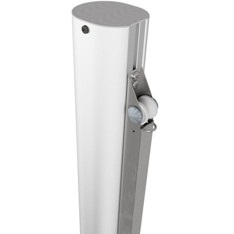 Słupki do siatkówki aluminiowe SP PRO, z podwójnym profilem aluminiowym o zwiększonej sztywności