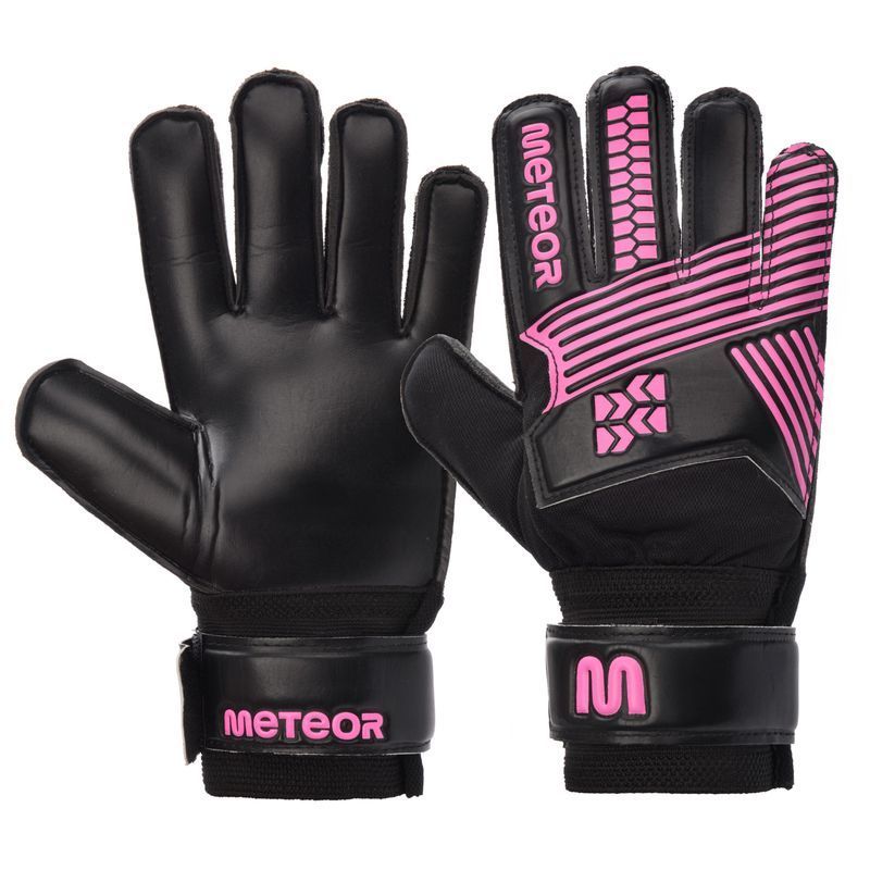 Torwarthandschuhe Meteor Catch , Farbe schwarz-rosa