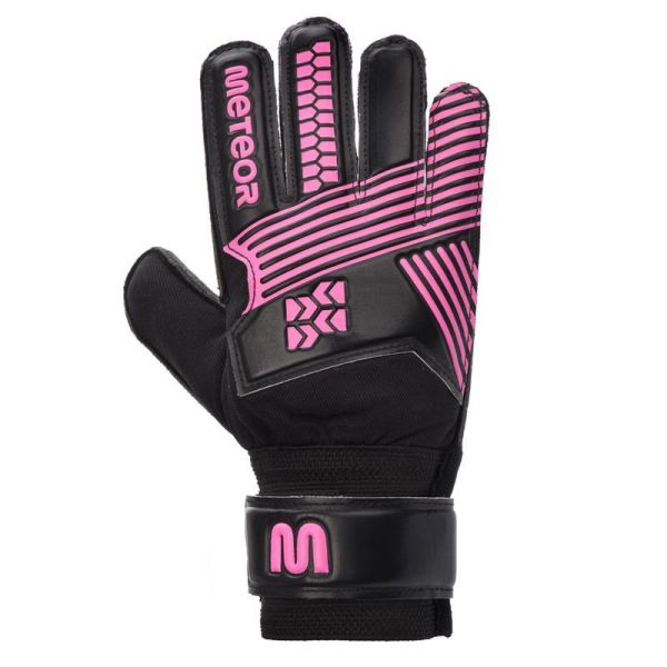 Torwarthandschuhe Meteor Catch , Farbe schwarz-rosa