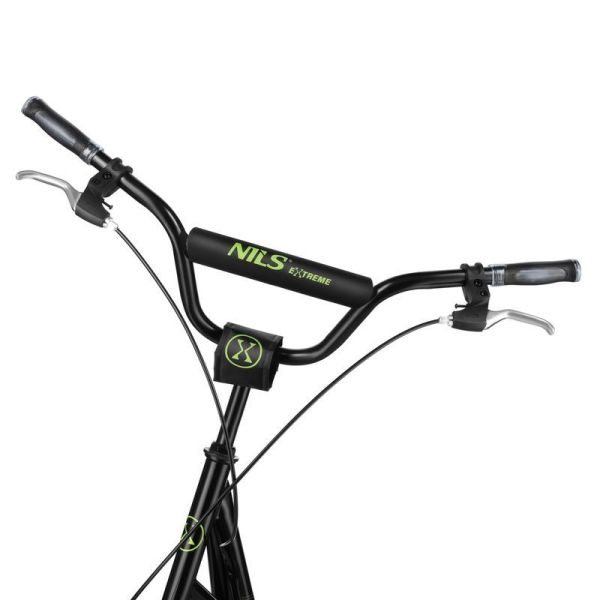 Scooter mit gepumpten Rädern, WH10201, NILS EXTREME, Farbe schwarz-grün