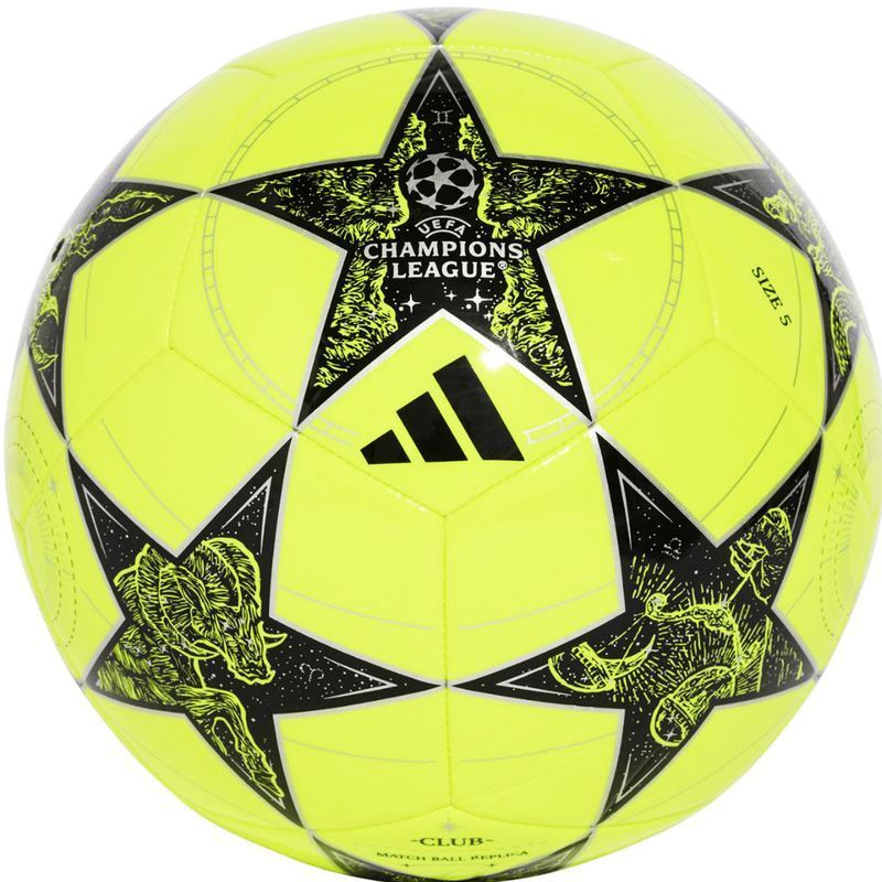 Fotbalový míč Adidas UCL Club, žluto-černý