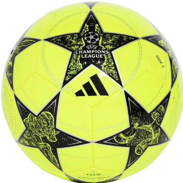 Fotbalový míč Adidas UCL Club, žluto-černý Fotbalový míč Adidas UCL Club, žluto-černý
