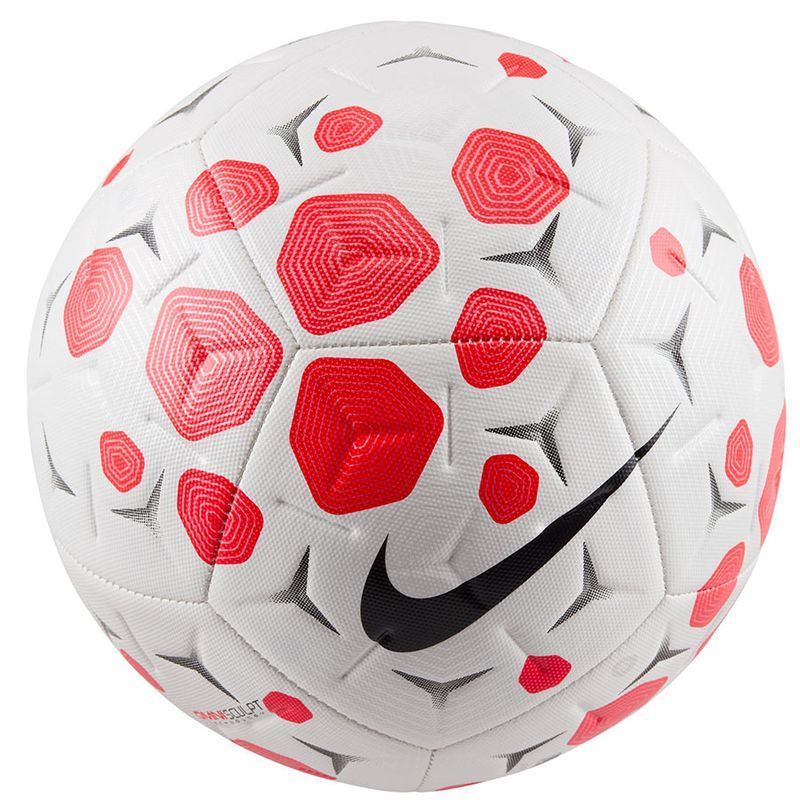 Fotbalový míč Nike Academy, velikost 4, barva bílá/červená/šedá