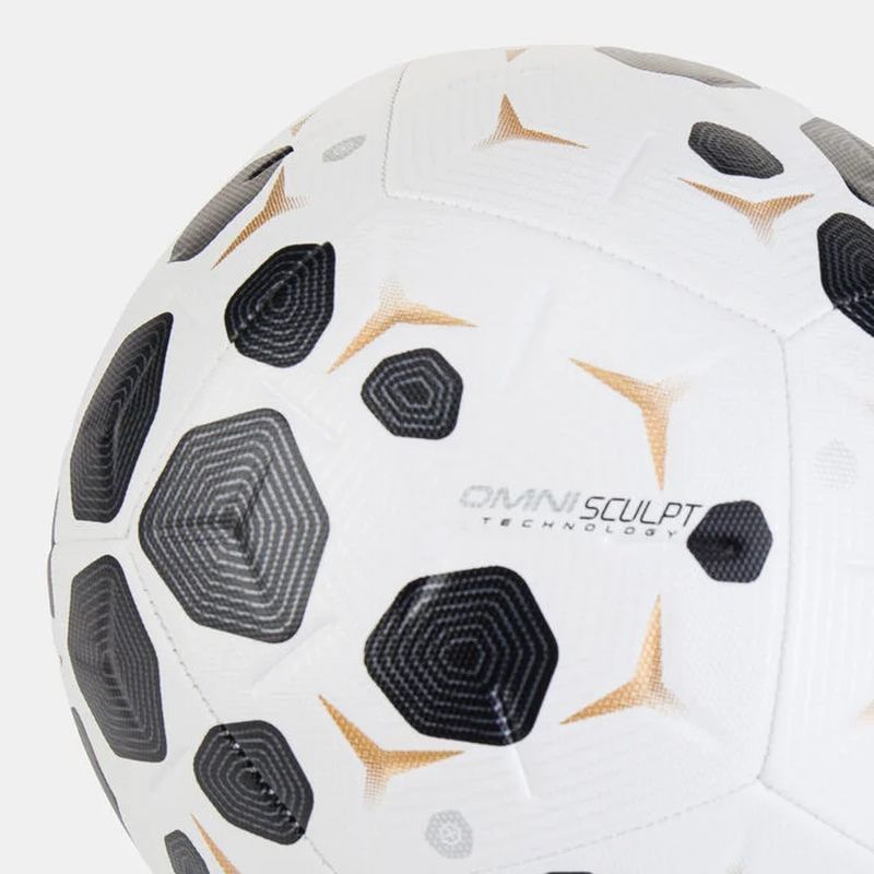 Nike Academy Fußball, Größe 5, Farbe weiß-schwarz-gold