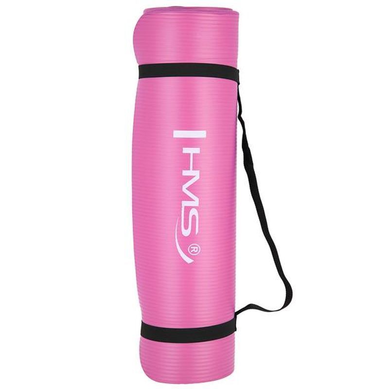 Fitness podložka HMS YM03, růžová barva