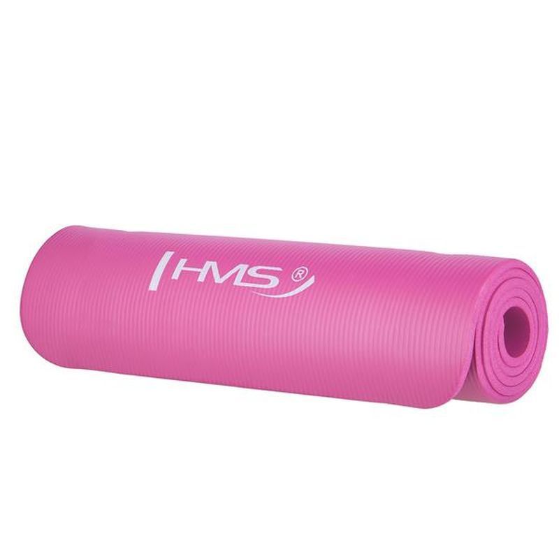 Fitness podložka HMS YM03, růžová barva