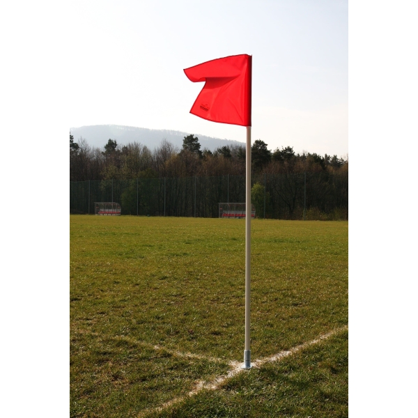 Pitch post with flag, tiltable (length 150 cm)