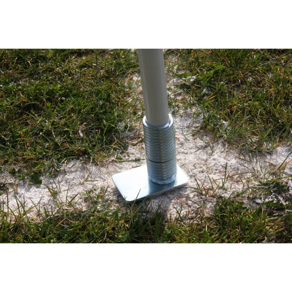 Pitch post with flag, tiltable (length 150 cm)