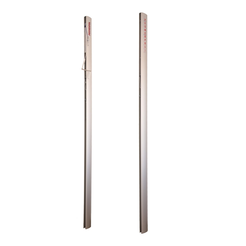 Volleyballpfosten Aluminium, oval, multifunktional, mit Innenspannung