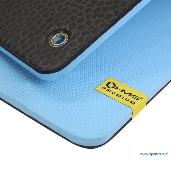 HMS MFK02 gymnastic mat with holes, blue-black color