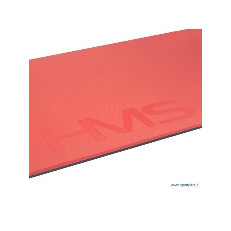 HMS MFK03 gymnastic mat with holes, red and black color