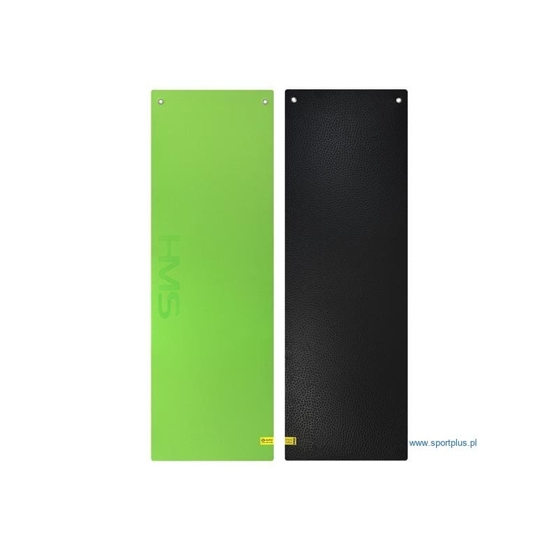 HMS MFK03 Gymnastikmatte mit Löchern, Farbe grün und schwarz