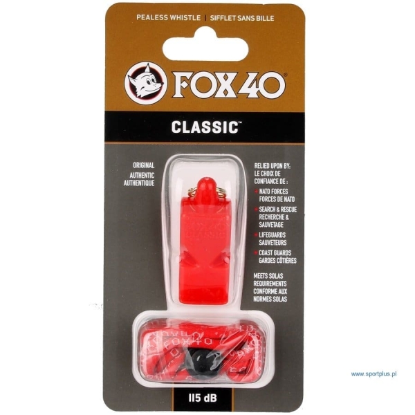 Gwizdek FOX40 Classic CMG ze sznurkiem