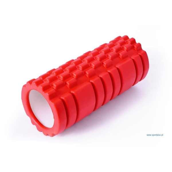 Massage roller 33 cm, red color