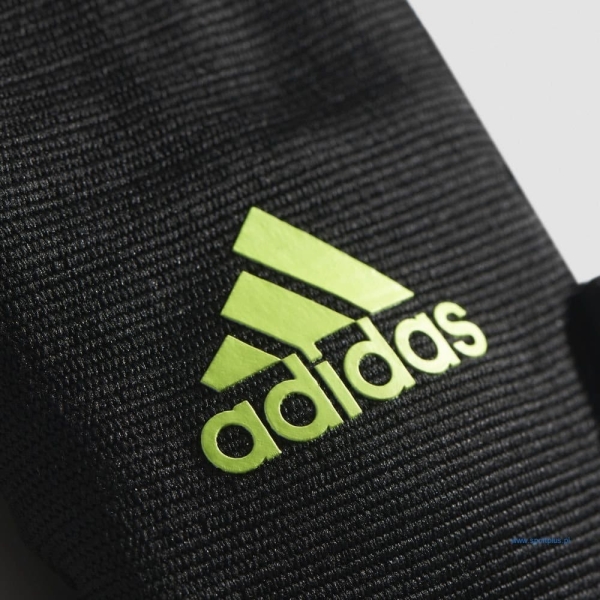 Futbalový chránič Adidas Ghost Reflex, farba žlto-modrá (veľkosť XL)