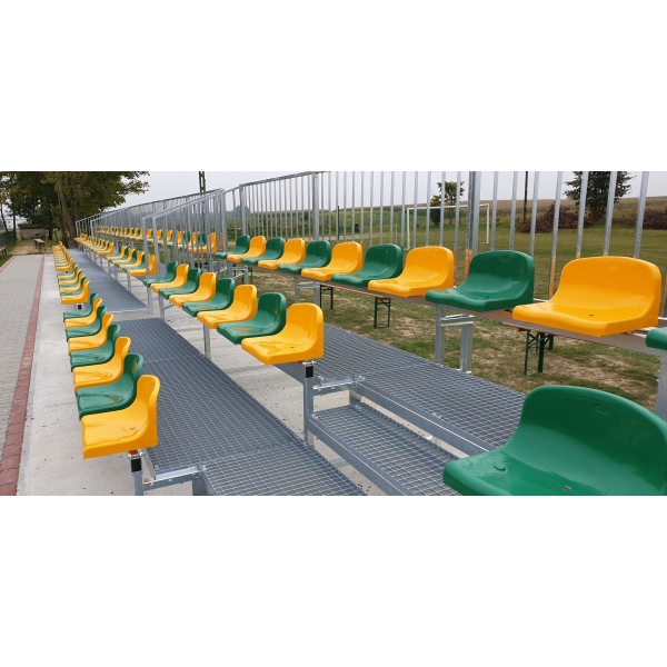 Feste Tribüne mit Kunststoffsitzen TZ