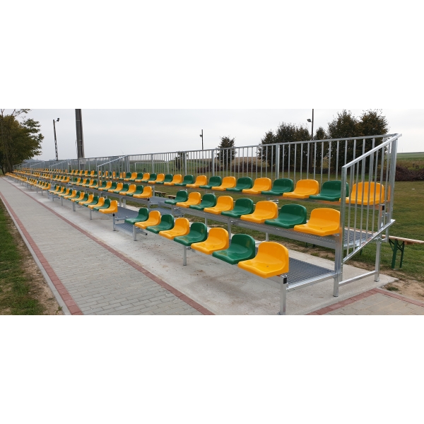 Standing tribune with plastic seats TZ