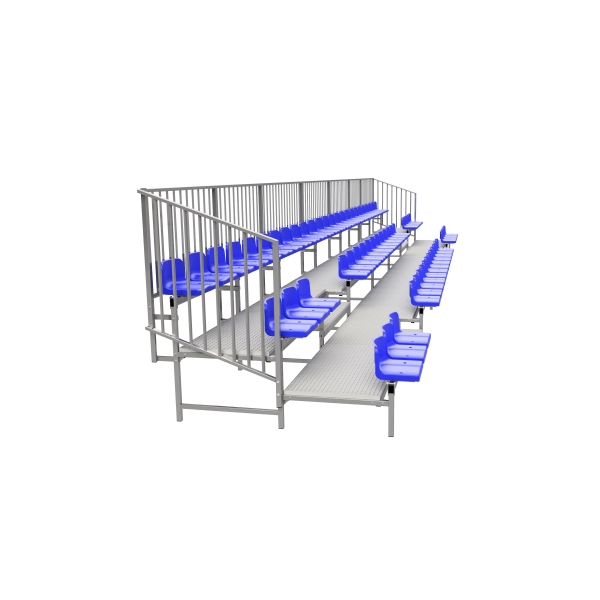 Feste Tribüne mit Kunststoffsitzen TZ