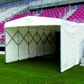 Teleskop-Tunnel für Stadien