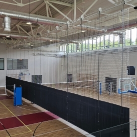 Bulkhead curtains, safety nets, soccer nets