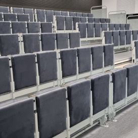 Auditorium telescopic tribunes