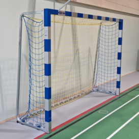 Goal nets without a soccer net: handball equipment